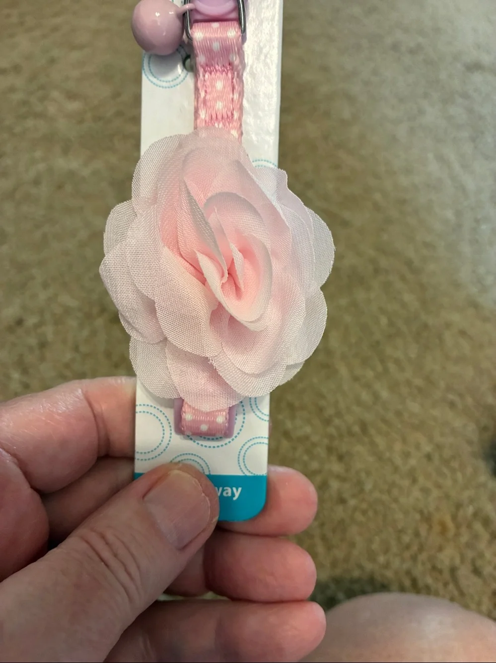 Fancy Pink Floral Break-Away Cat Collar